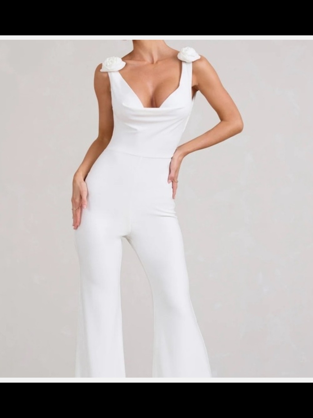 Club L London White Jumpsuit